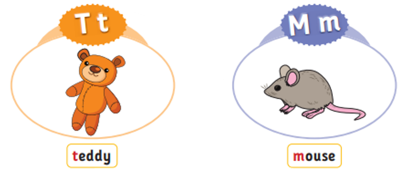 teddy and mouse